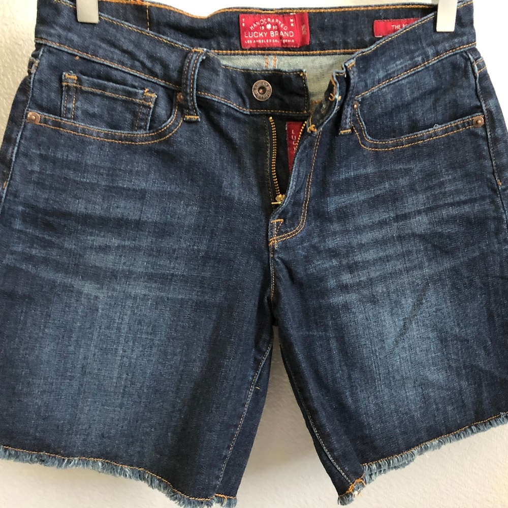 Lucky Brand The Roll Up Denim Shorts